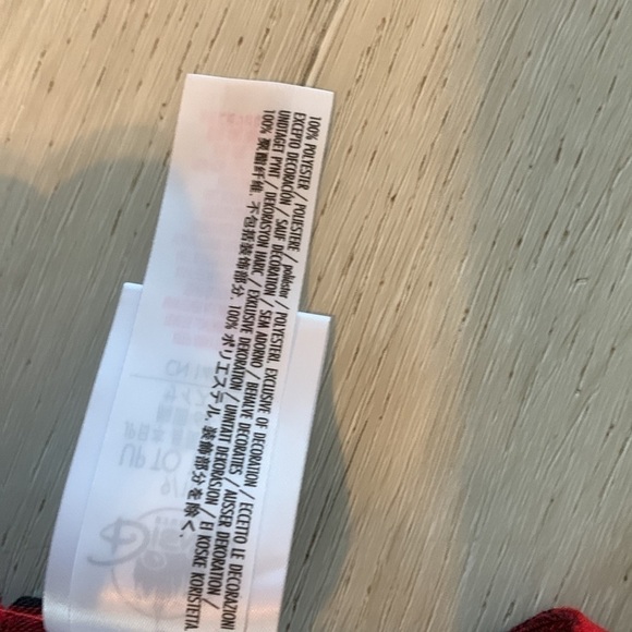 Disney Red Plaid dress with Mini Mouse design size 9/10‎ - Picture 4 of 8